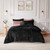 Felicia Velvet Duvet Cover Set ID12-2057 By Olliix