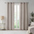 Olliix Galen Basketweave Room Darkening Curtain Panel Pair Mp40 7923