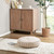 Loretta Poly Chenille Round Floor Pillow Cushion - ID31-2032 By Olliix
