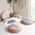 Loretta Poly Chenille Round Floor Pillow Cushion - ID31-2032 By Olliix