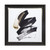 Abstract Talon Framed Glass And Single Matted Foiled Deckle Edge Wall Art MP95G-0313 By Olliix