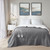Fleece To Sherpa Heated Blanket - Twin ST54-0102 By Olliix