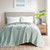 Olliix Waffle Weave Cotton Blanket Full Queen Br51N 3832