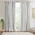 Imani Cotton Printed Curtain Panel With Chenille Stripe And Lining II40-1295 By Olliix