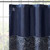 Madison Park Aubrey 100% Polyester Jacquard Shower Curtain- Navy MP70-6459 By Olliix