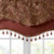 Madison Park Aubrey Jacquard Window Rod Pocket Valance With Beads - 50X18" MP41-4991
