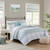 Olliix Caralie 4 Piece Seersucker Quilt Set With Throw Pillow King Cal King Mp13 8290
