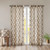 Madison Park Fretwork Print Window Curtain -108" Panel MP40-2410 By Olliix