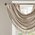 Madison Park Faux Silk Waterfall Embellished Valance -38X46" MP41-4952 By Olliix