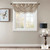 Madison Park Faux Silk Waterfall Embellished Valance -38X46" MP41-4952 By Olliix