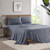 Olliix Comfort Cool Jersey Knit Nylon Blend Sheet Set King Uh20 2458