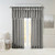 Madison Park Emilia 100% Polyester Twisted Tab Valance With Beads MP41-6560 By Olliix