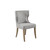 Madison Park Carson Carson Wood Frame (Non-Teak) Upholstered Dining Chair- Light Grey MP108-0987 By Olliix