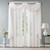 Madison Park Diamond Sheer Embroidered Window Scarf -50X144" MP40-4934 By Olliix