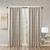 Sunsmart Cassius Marble Jacquard Total Blackout Rod Pocket Back Tab Curtain Panel Ss40 0099 By Olliix