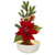 15 Poinsettia Artificial Arrangement In Decorative Vase 1917 By Nearly Natural