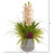 29" Cymbidium Orchid Succulent And Grass Arrangement 1974 By Nearly Natural