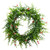 18 Floral Fern Double Ring Wreath W Twig Base 4542 By Nearly Natural