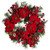 24 Poinsettia Wreath 4660 By Nearly Natural