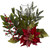 11 Poinsettia Candelabrum 4951 By Nearly Natural