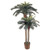 6 And 4 Double Potted Sago Palm Silk Tree 5033 By Nearly Natural