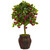 44 Fuschia Artificial Tree In Decorative Planter 5895 By Nearly Natural