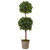 6 Double Ball Topiary Tree With Farmhouse Planter 5958 By Nearly Natural