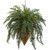 33 Giant River Fern With Cone Hanging Basket 6871 By Nearly Natural