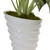 22" Dieffenbachia In Swirl Ceramic 6955 By Nearly Natural