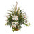 29 Cymbidium Mixed Greens Artificial Plant Hanging Basket 8382 By Nearly Natural