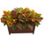 18 Croton Plant In Decorative Planter Real Touch 8524 By Nearly Natural