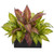 16 Musa Leaf Artificial Plant In Black Planter 8629 By Nearly Natural