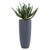 29 Aloe Artificial Plant In Gray Planter 8713 By Nearly Natural