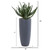 29" Aloe Artificial Plant In Gray Planter 8713 By Nearly Natural