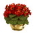 11 Violet Artificial Plant In Gold Vase 8720 By Nearly Natural