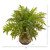 24" Hares Foot Fern Artificial Plant In Vase (Real Touch) 8747 By Nearly Natural