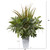 25" Mix Greens Artificial Plant In Planter 8886 By Nearly Natural