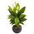 44 Spathiphyllum Artificial Plant In Metal Bowl Realtouch 9510 By Nearly Natural