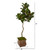 58" Magnolia Artificial Tree In Metal Planter 9656 By Nearly Natural