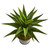 39" Agave Artificial Plant In Metal Planter 9811 By Nearly Natural