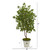 53" Oak Artificial Tree In Decorative Planter 9996 By Nearly Natural