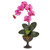 22 Phalaenopsis Orchid Arrangement In Metal Chalice A1456 Dp By Nearly Natural