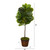 4' Fiddle Leaf Tree In Coiled Rope Planter (Real Touch) T1156 By Nearly Natural