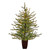 52 Vancouver Mountain Pine Xmas Tree In Bronze Planter T2342 By Nearly Natural