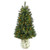 4 5 West Virginia Pine Xmas Tree W 100 In Floral Planter T2345 By Nearly Natural