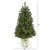4.5' West Virginia Pine Xmas Tree W/100 In Floral Planter T2345 By Nearly Natural