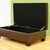 Baxton Studio Gallo Dark Brown Leather Storage Ottoman OT12850 By Wholesale Interiors