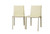 Baxton Studio Black Burridge Leather Dining Chair Set Of 2 Alc 1822 Black By Wholesale Interiors
