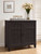 Baxton Studio Glidden Dark Brown Wood Modern Shoe Cabinet (Short) FP-1201 By Wholesale Interiors