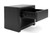 Baxton Studio Massey Black Upholstered Modern Nightstand BBT3092-Black-NS By Wholesale Interiors